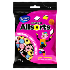 SWT MAYNARDS 75g ALLSORTS LIQUORICE MINI