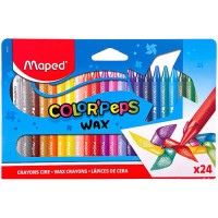 BTS CRAYON 24s MAPED WAX TRIANGULAR
