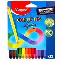 BTS COLOUR PENCIL 12s MAPED INFINITY BTS COLOUR PENCIL 12s MAPED INFINITY
