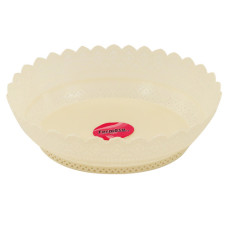 PL BOWL/BASKET OVAL LACE DSIGN