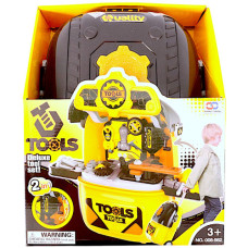 TOY TOOL TROLLEY CASE 2IN1