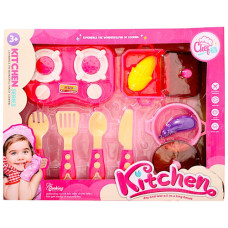 TOY KITCHEN COOKING SET 9PC