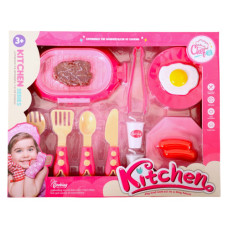 TOY KITCHEN COOKING SET 13PC