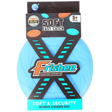 TOY SILICONE FRISBEE 18CM ASST COLOURS