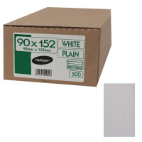 ENVELOPE 500s WHITE 90X152mm TELEPOINT