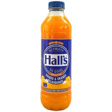 JUICE HALLS 1L MANGO & ORANGE