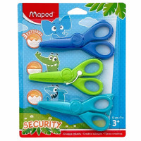 BTS SCISSORS 12CM 3s MAPED KIDICRAFT