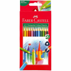 BTS COLOUR PENCIL 12s FABER-CASTELL TRI