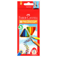 BTS COLOUR PENCIL 10s FABER-CASTELL TRI BTS COLOUR PENCIL 10s FABER-CASTELL TRI