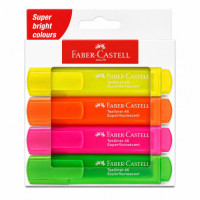 BTS HIGHLIGHTER 4s FABER-CASTELL FLUORE BTS HIGHLIGHTER 4s FABER-CASTELL FLUORE