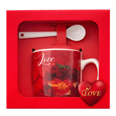VLT MUG GIFT SET W/SPOON IN BOX ASST