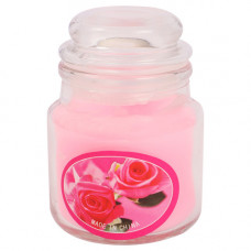 CANDLE INSECT 7CM GLASS BOTTLE PINK