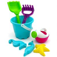 TOY BEACH SET 7PCS 13CM TOY BEACH SET 7PCS 13CM