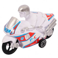 TOY FR BIKE POLICE PATROL 22CM 7777C
