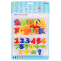 TOY EDU MAGNETS LETTERS & NUMBERS QJ5562