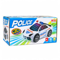 TOY FR POLICE CAR W/3D LIGHT&SOUND