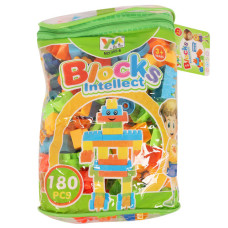 TOY BLOCK 180PCS W/PVC BAG 555-6