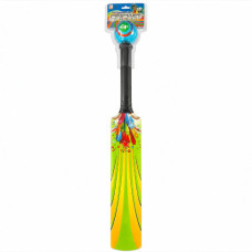 TOY BAT CRICKET W/BALL PU RUBBER