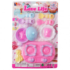 TOY KITCHEN SET 11PCS LOVE LIFE 3384A