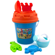 TOY BEACH BUCKET SET 6PC