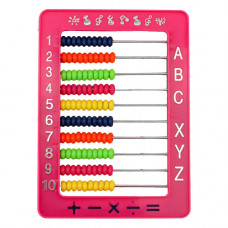TOY ABACUS RECT 18X13CM MULTICOLOUR