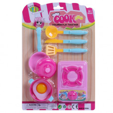 TOY KITCHEN PLAY SET 8PCS JD773-73/74