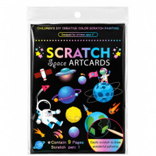 TOY DIY SCRATCH ART CARDS 9PG