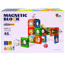 TOY BLOCK 46PCS MAGNETIC COLOUR WINDOW