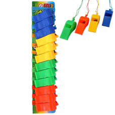 TOY WHISTLE 12s (PACKED ON CARDS)