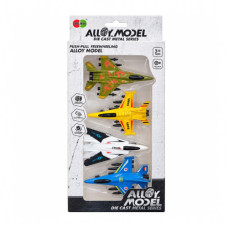 TOY FREE WHEEL PLANES 4PC ASST