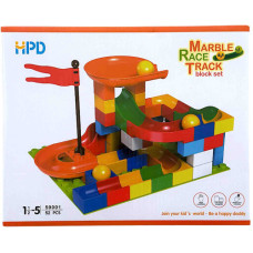 TOY BLOCKS 52PCS MARBLE RACE TRACK
