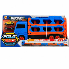TOY TRUCK CARRY CASE W/RACING CARS