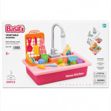TOY KITCHEN BASIN SET 20PCS