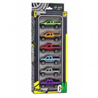 TOY FREE WHEEL PICK UP TRUCKS 6PCS TOY FREE WHEEL PICK UP TRUCKS 6PCS