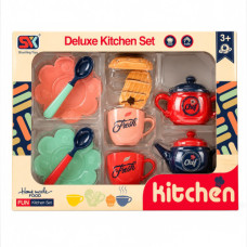 TOY KITCHEN TEA SET 10PC
