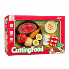 TOY CUTTING FOOD SET 15PCS