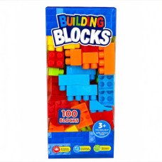 TOY BLOCKS 100PC ASSORTED COLOURS
