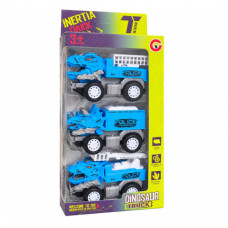 TOY DINO POLICE TRUCK SET 3PC