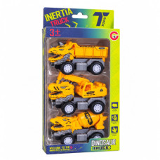 TOY CONSTRUCTION DINO TRUCKS 3PC