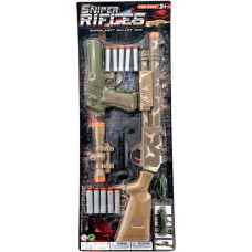 TOY SOFT BULLET GUN SET SNIPER RIFLES