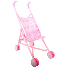 TOY BABY STROLLER METAL PINK ASST DESIGN