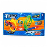 TOY RACING TRACK W/HUGE HOOP+MINI CAR TOY RACING TRACK W/HUGE HOOP+MINI CAR