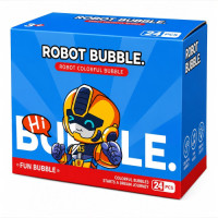 TOY BUBBLE TUBE ROBOT 1s ASSORTED TOY BUBBLE TUBE ROBOT 1s ASSORTED