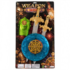 TOY WEAPON WARRIOR PLAY SET 4PC