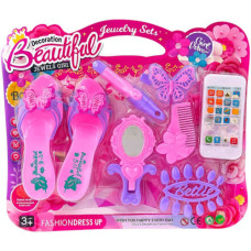 TOY BEAUTY SET W/BUTTERFLY SHOES