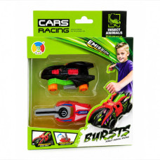 TOY CAR CATAPULT PUSH RACING