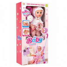 TOY DOLL BABY W/PRAM PLAY SET W/SOUND