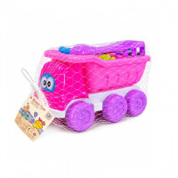 TOY BEACH TRUCK+4PC ACCESSORIES ASST COL