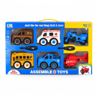 TOY DIY FREE WHEEL ASST SET 6PC TOY DIY FREE WHEEL ASST SET 6PC