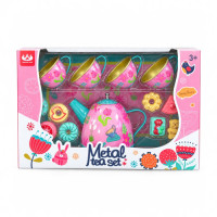 TOY KITCHEN PLAY SET METAL 14PC TOY KITCHEN PLAY SET METAL 14PC